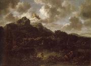 Jacob van Ruisdael Mountainous and wooded landscape with a river oil painting on canvas